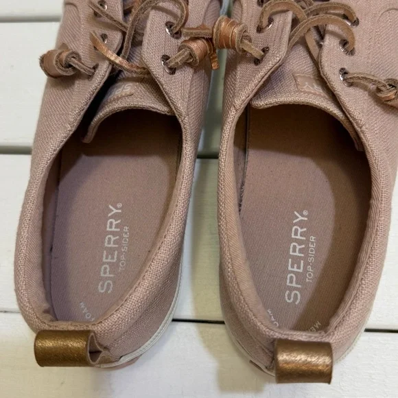 Sperry Women's Crest Vibe Two Tone Rose Sneakers Size 8.5 - Picture 7 of 10